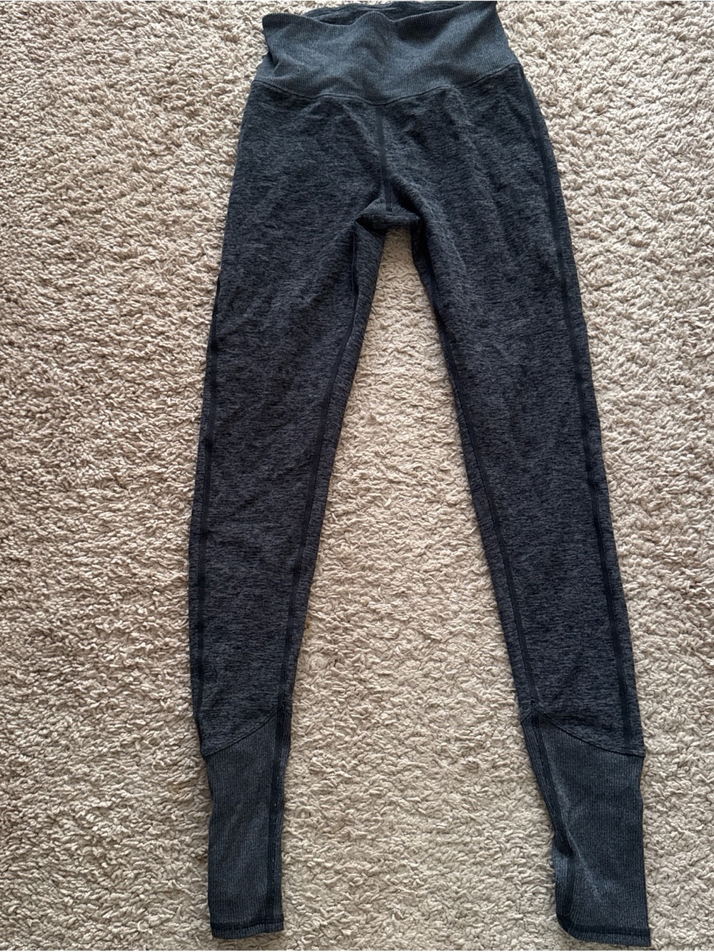 ALO Yoga High-Waist Charcoal Heather Leggings